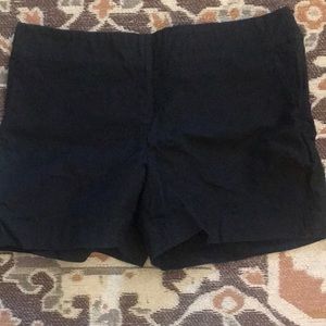 Banana Republic side zipper black shorts